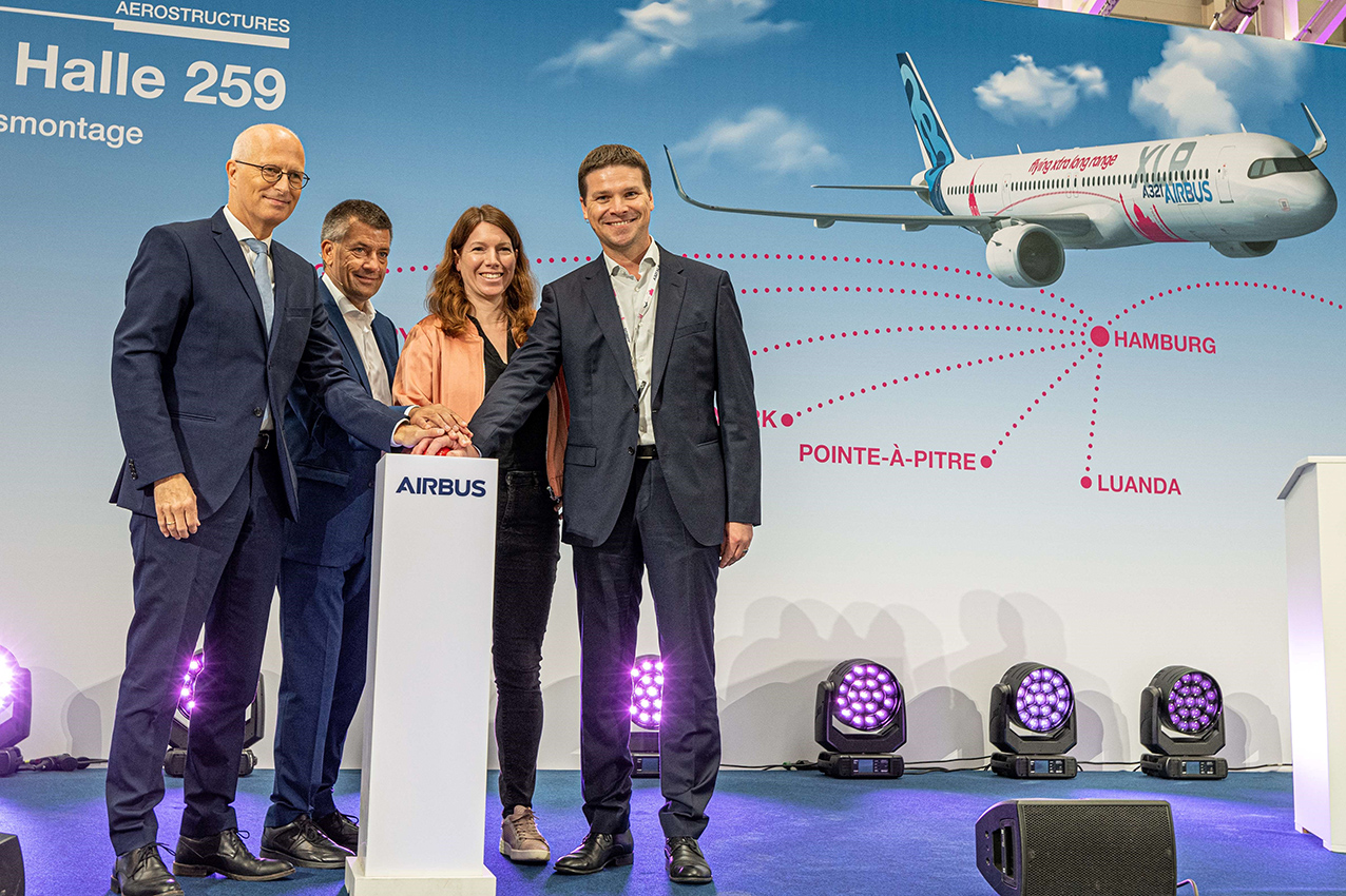 إيرباص تفتتح مركز جديد لتركيب معدات طائرات A321XLR في هامبورغ